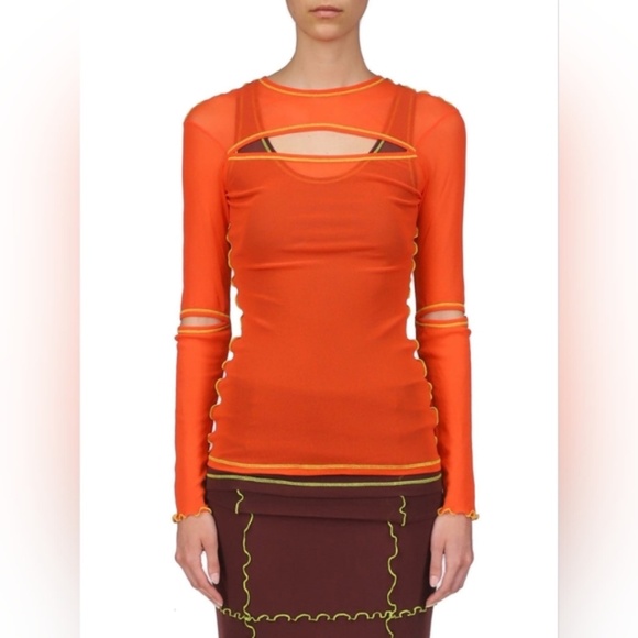 Marina moscone layered long sleeve top - Picture 3 of 13